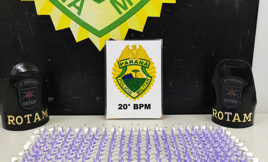 Polícia Militar prende suspeito e apreende cocaína em distribuidora de Curitiba