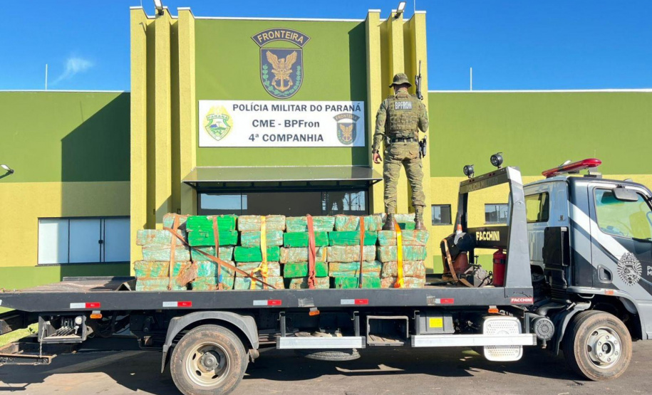 PMPR apreende mais de meia tonelada de crack e três toneladas de maconha em Iporã