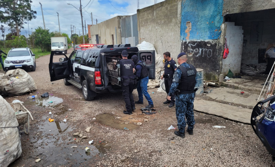 Operação da PCPR com Guarda Municipal contra furtos de fios de cobre prende 6 em Curitiba