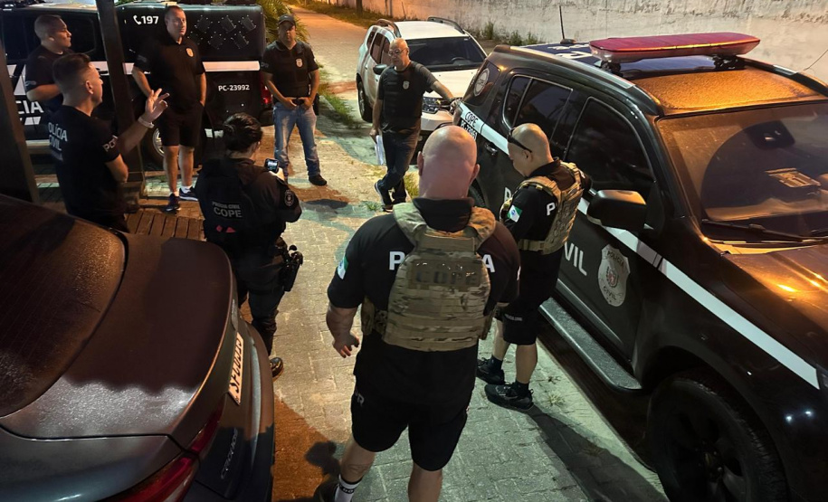 PCPR prende sete pessoas em operação contra grupo ligado a duplo homicídio