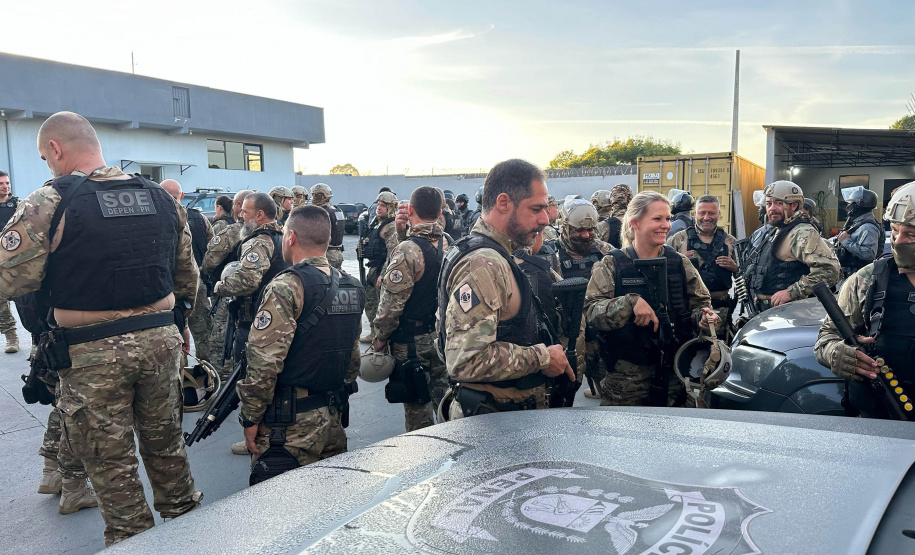 Polícia Penal realiza operação simultânea em sete unidades do Complexo Penitenciário de Piraquara