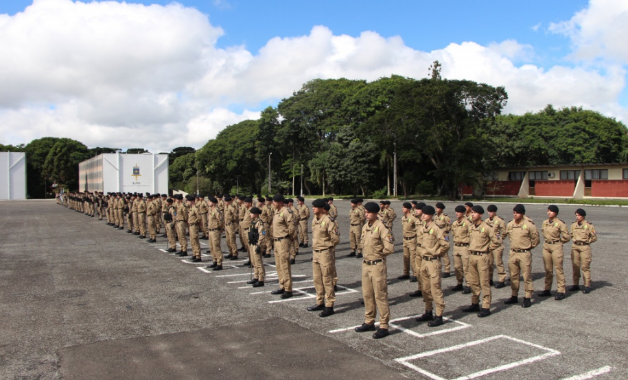 Polícia Militar do Paraná realiza solenidade de troca de comando na academia Policial Militar do Guatupê