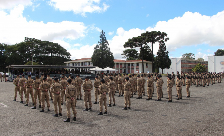 Polícia Militar do Paraná realiza solenidade de troca de comando na academia Policial Militar do Guatupê