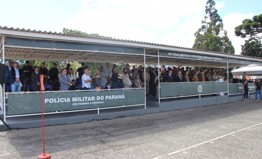 Polícia Militar do Paraná realiza solenidade de troca de comando na academia Policial Militar do Guatupê