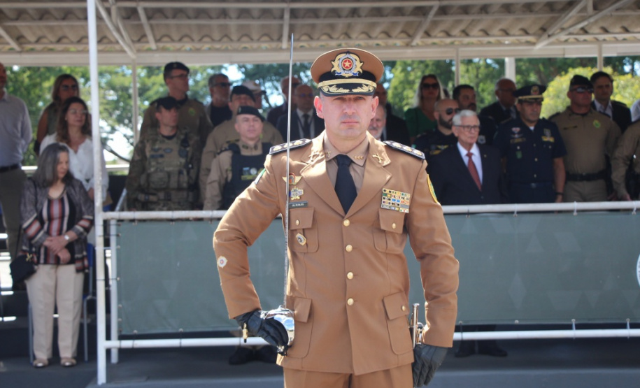 Polícia Militar do Paraná realiza solenidade de troca de comando na academia Policial Militar do Guatupê