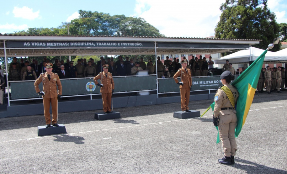 Polícia Militar do Paraná realiza solenidade de troca de comando na academia Policial Militar do Guatupê