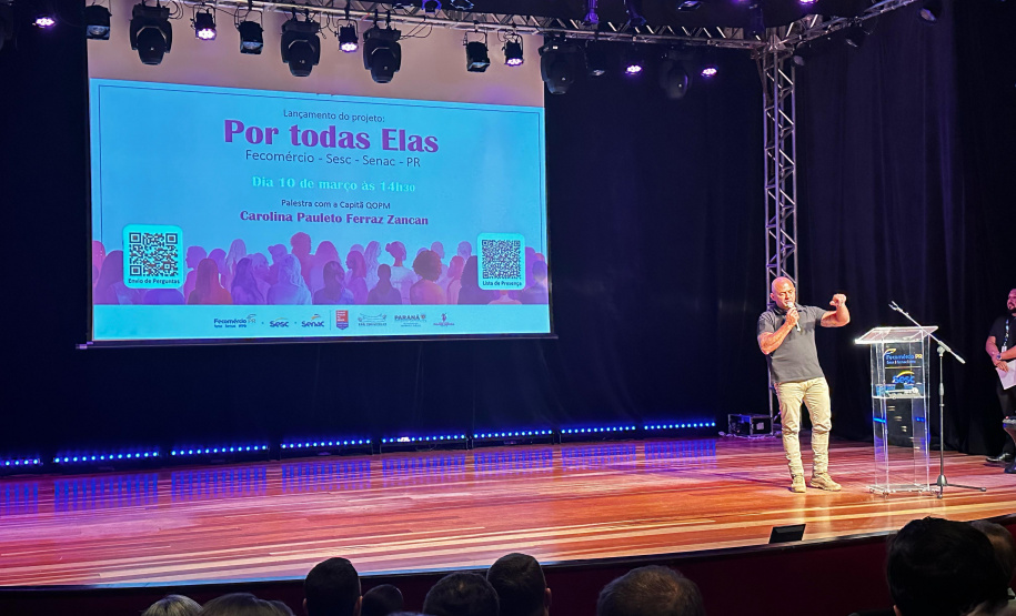 Palestra sobre o programa Mulher Segura reúne 1.200 participantes em Curitiba