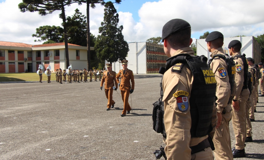 Polícia Militar do Paraná realiza solenidade de troca de comando na academia Policial Militar do Guatupê