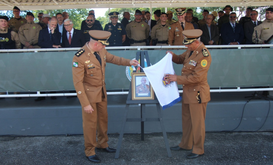 Polícia Militar do Paraná realiza solenidade de troca de comando na academia Policial Militar do Guatupê