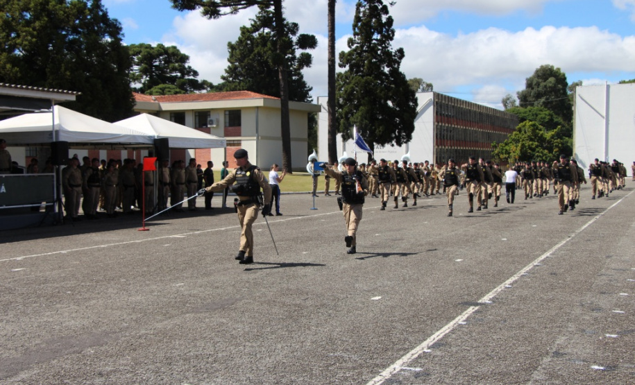 Polícia Militar do Paraná realiza solenidade de troca de comando na academia Policial Militar do Guatupê