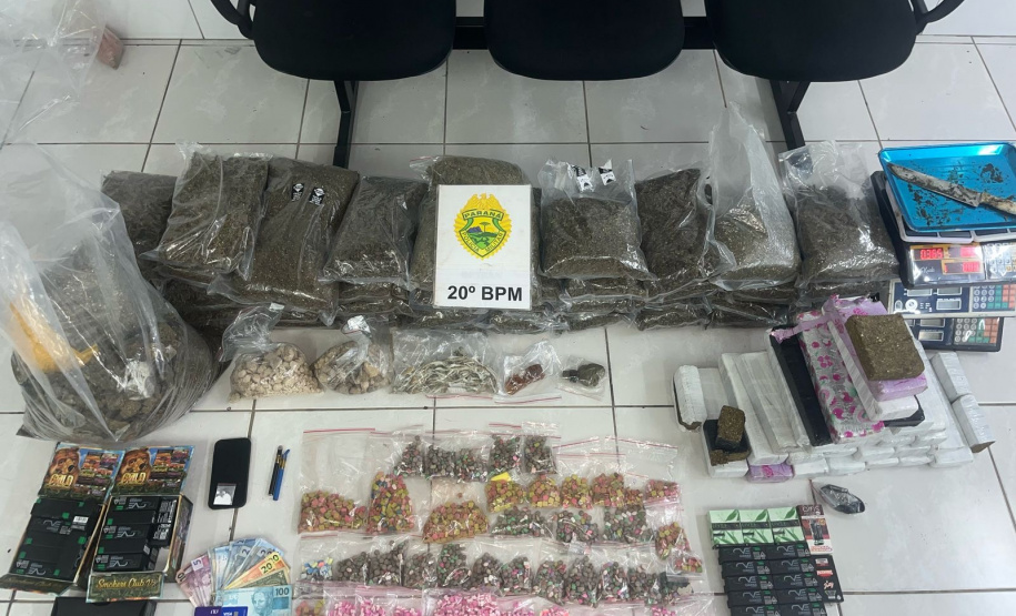PMPR apreende drogas e prende suspeito em operação no bairro Uberaba, em Curitiba