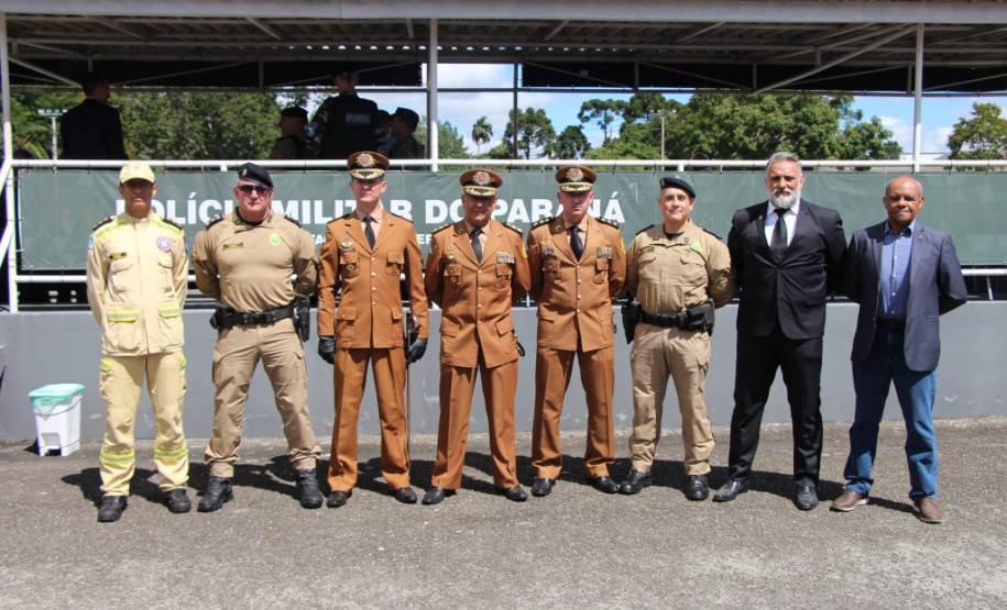 Polícia Militar do Paraná realiza solenidade de troca de comando na academia Policial Militar do Guatupê