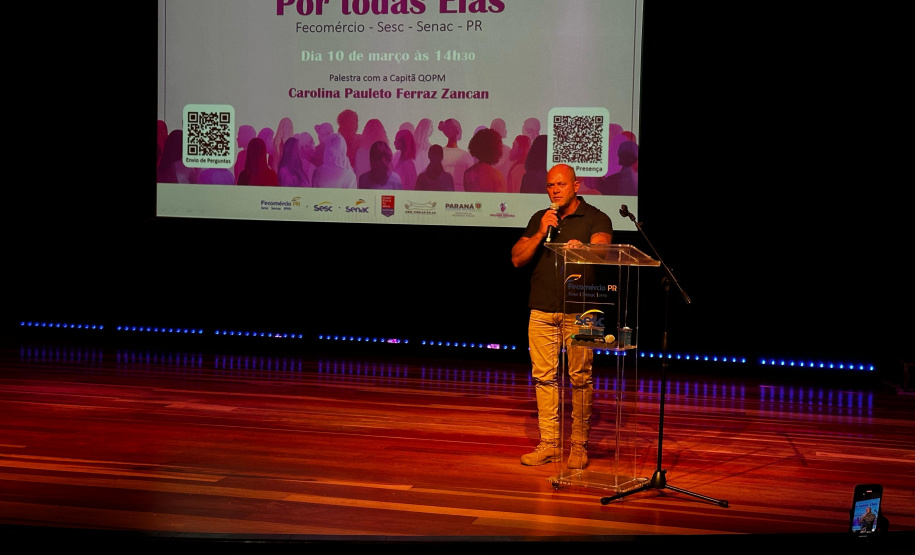 Palestra sobre o programa Mulher Segura reúne 1.200 participantes em Curitiba