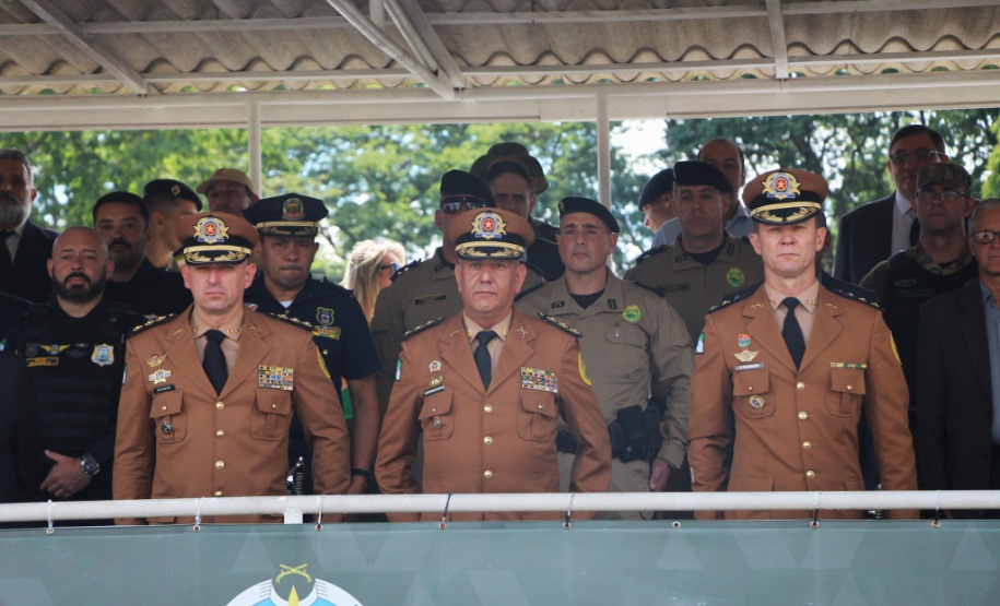 Polícia Militar do Paraná realiza solenidade de troca de comando na academia Policial Militar do Guatupê