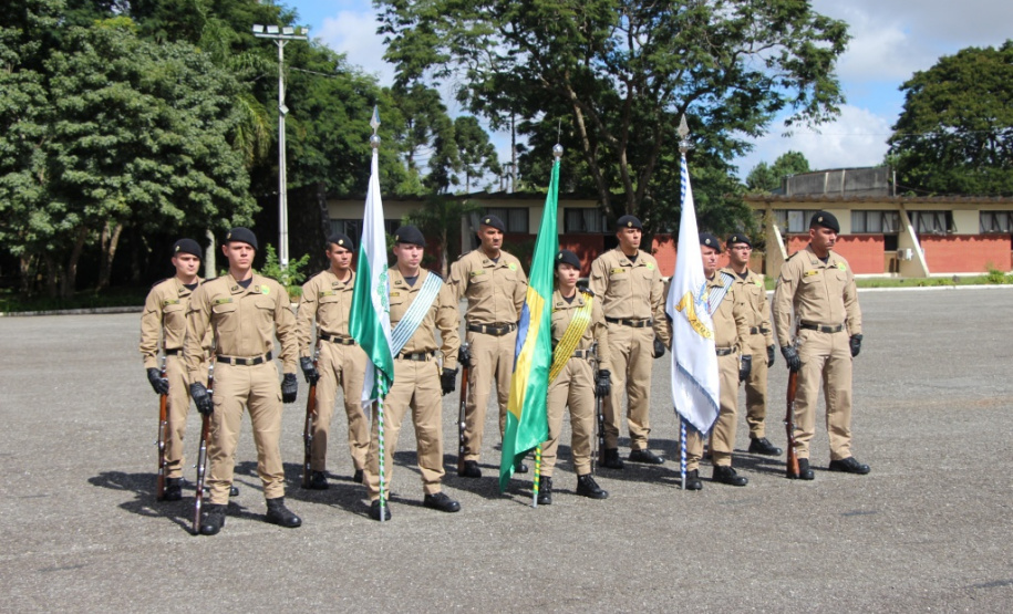 Polícia Militar do Paraná realiza solenidade de troca de comando na academia Policial Militar do Guatupê