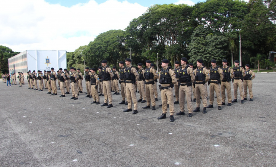 Polícia Militar do Paraná realiza solenidade de troca de comando na academia Policial Militar do Guatupê