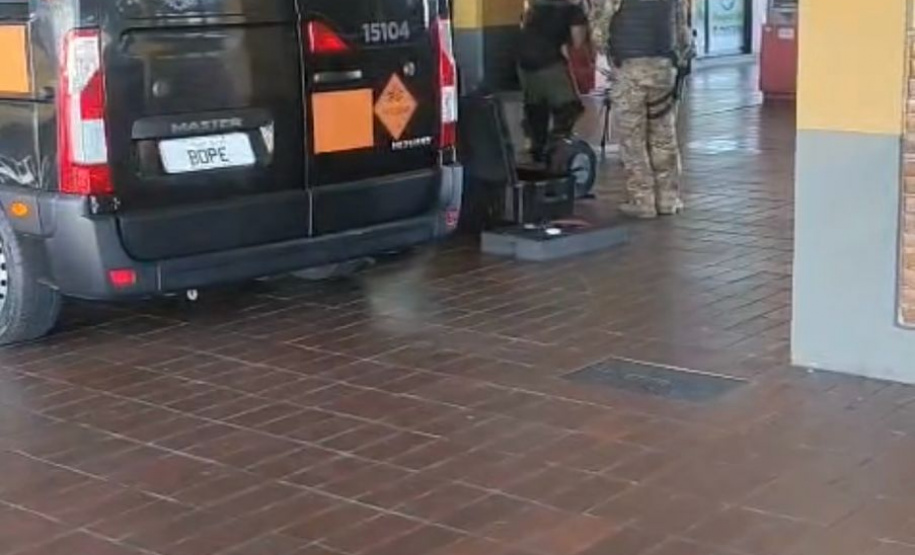 PMPR neutraliza artefato explosivo encontrado no Terminal do Boqueirão em Curitiba