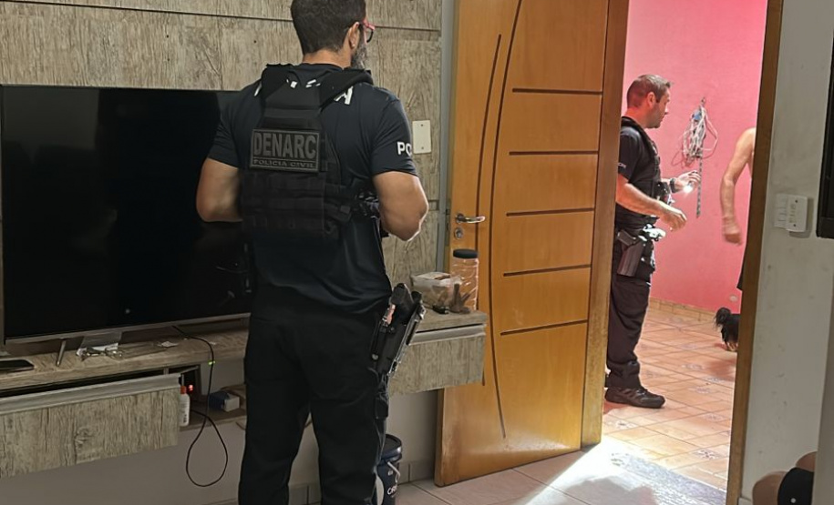 PCPR prende homem por associação ao tráfico e organização criminosa durante operação em Maringá