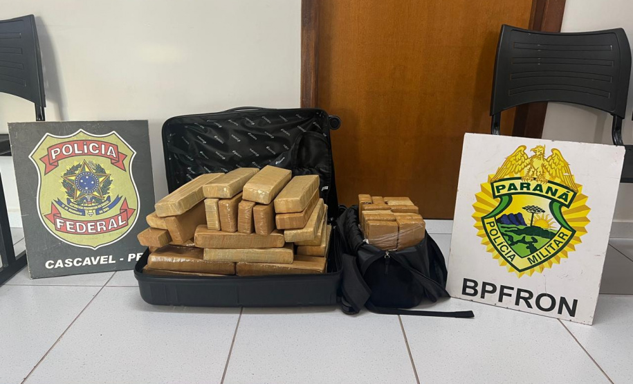 PMPR apreende 604,9 kg de entorpecentes em operação integrada na fronteira