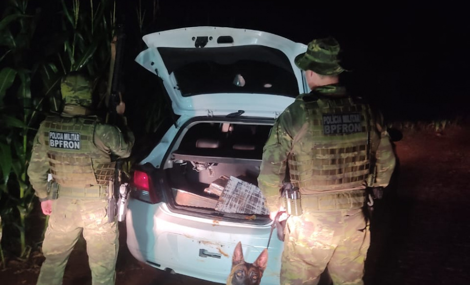 PMPR apreende 604,9 kg de entorpecentes em operação integrada na fronteira