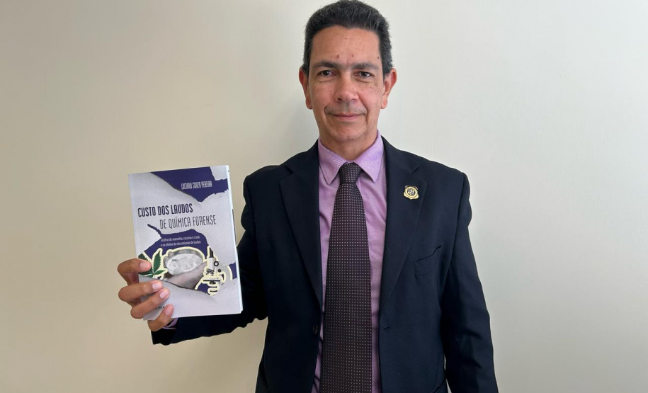 Perito da PCP lança livro “Custo dos Laudos de Química Forense”