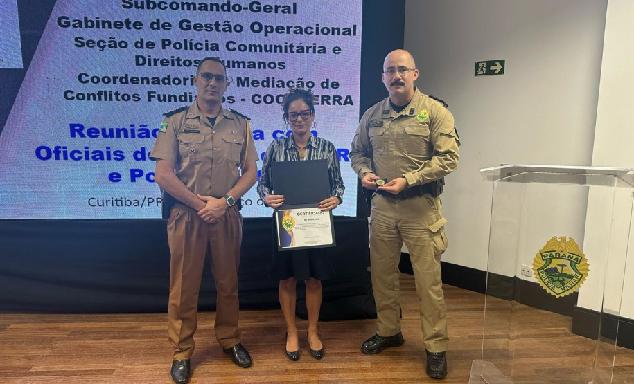 PMPR promove evento sobre a atuação dos policiais no apoio aos oficiais de justiça