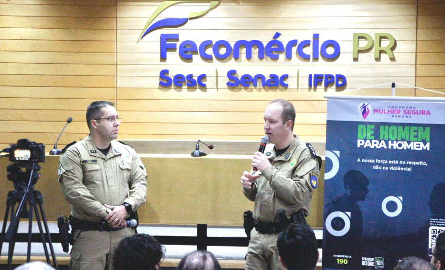 SESP reúne 800 servidores em palestra "De Homem para Homem" sobre o combate à violência contra a mulher