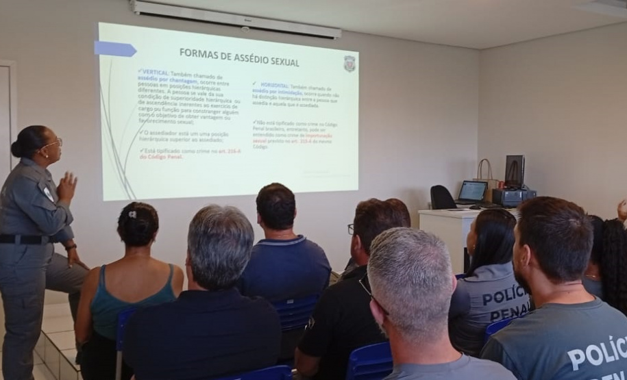 Polícia Penal promove campanha de prevenção e combate ao assédio moral e sexual no ambiente de trabalho em todo o Paraná