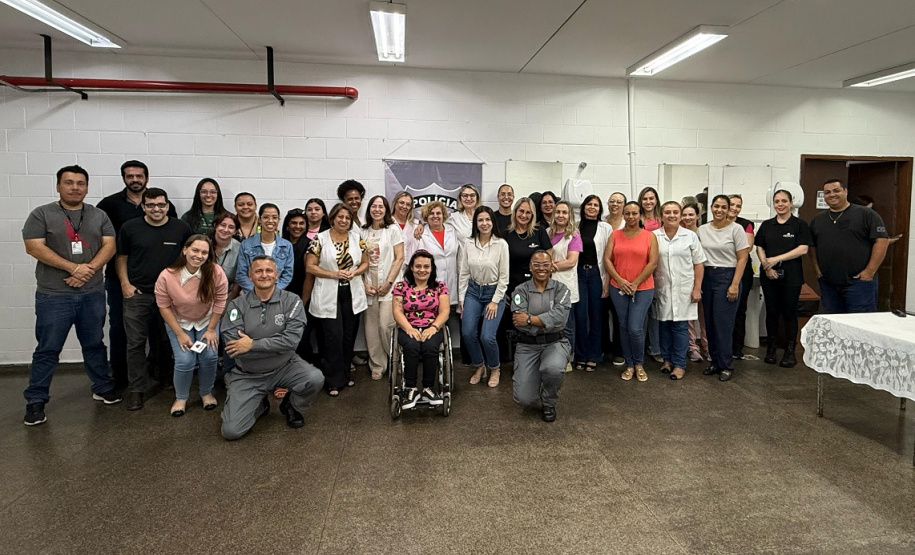 Polícia Penal promove campanha de prevenção e combate ao assédio moral e sexual no ambiente de trabalho em todo o Paraná