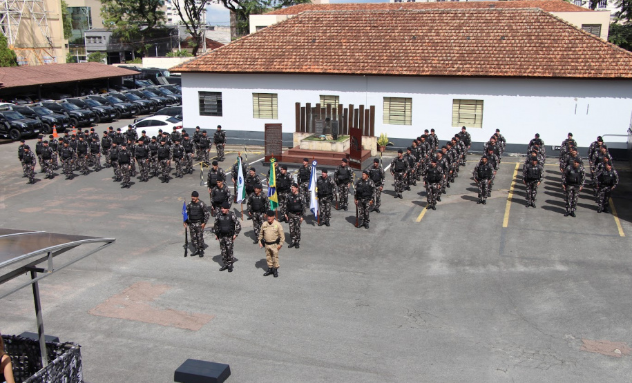 Polícia Militar do Paraná realiza solenidade que marca passagem de comando no Batalhão de Polícia de Choque