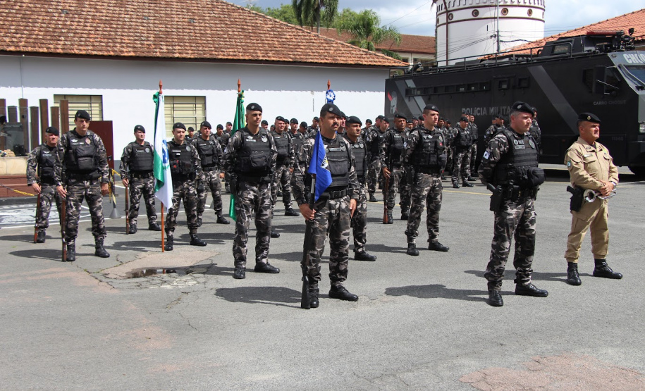 Polícia Militar do Paraná realiza solenidade que marca passagem de comando no Batalhão de Polícia de Choque