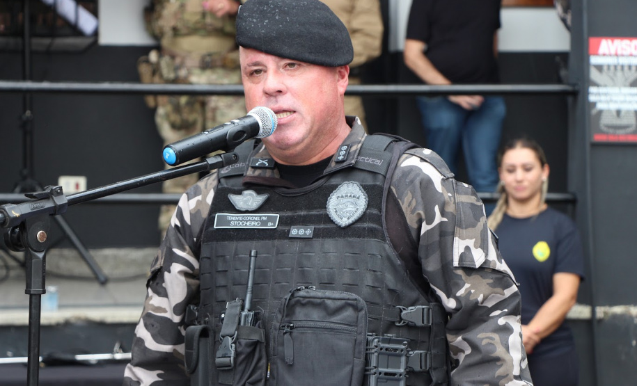 Polícia Militar do Paraná realiza solenidade que marca passagem de comando no Batalhão de Polícia de Choque