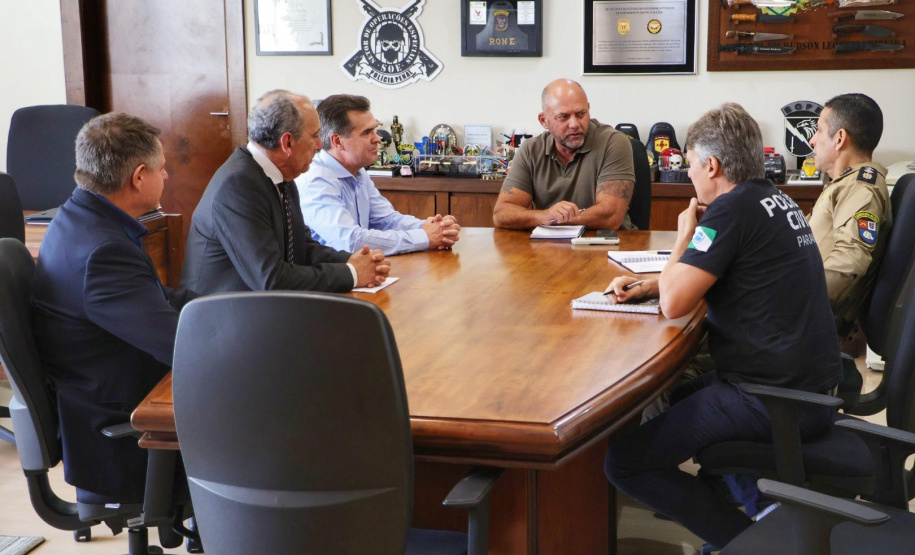 Secretário se reúne com prefeito de Campo Largo, Rilton Boza