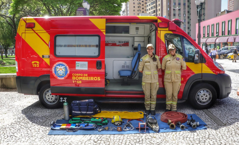 Forças de segurança participam do evento Mulheres em Ação 2025