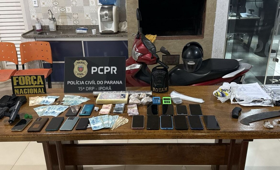 PCPR, PMPR e Força Nacional prendem três pessoas durante operação deflagrada em Iporã
