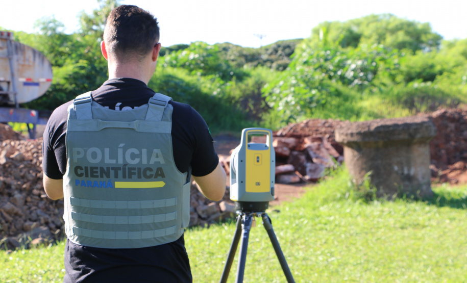 Novos scanners tridimensionais da PCP apontam posição exata de evidências criminais