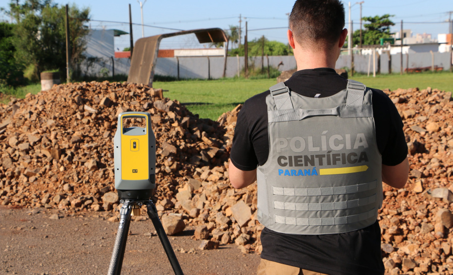 Novos scanners tridimensionais da PCP apontam posição exata de evidências criminais