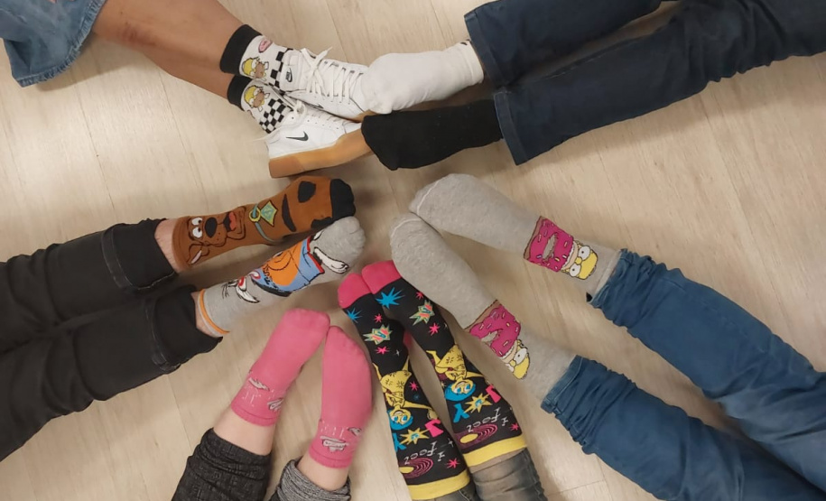 Sesp adere a campanha “Lot of Socks”, em prol do Dia Mundial da Síndrome de Down