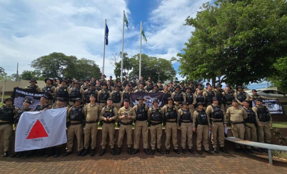 PMPR capacita 65 militares em patrulhamento rural comunitário