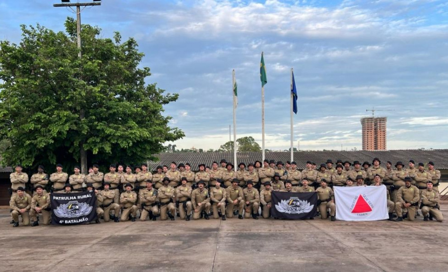 PMPR capacita 65 militares em patrulhamento rural comunitário