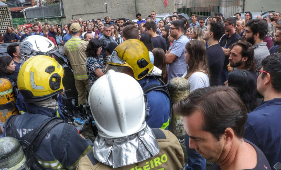 SESP realiza 1º simulado geral de abandono na sede em parceria com o Corpo de Bombeiros