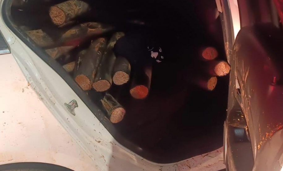 PMPR apreende um mil quilos de fios cobre furtado e prende cinco suspeitos