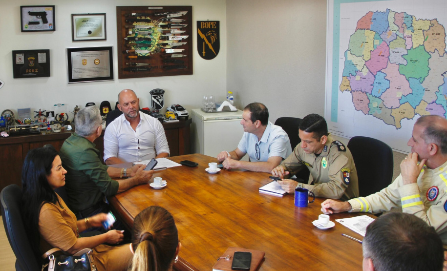 Secretário se reúne com prefeito de Loanda, Zé Maria