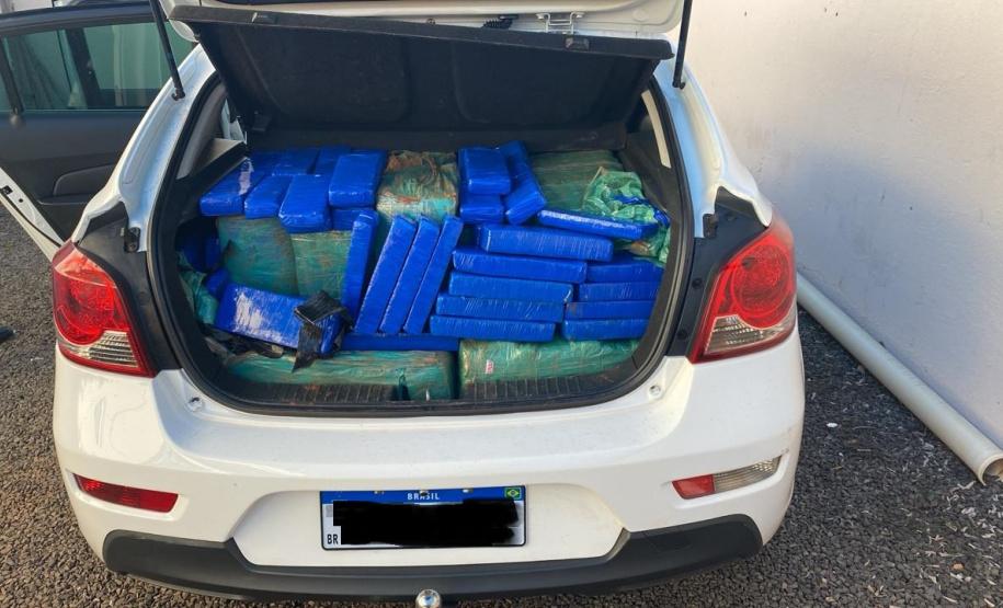 PMPR apreende 470 quilos de maconha em rodovia estadual da região Noroeste