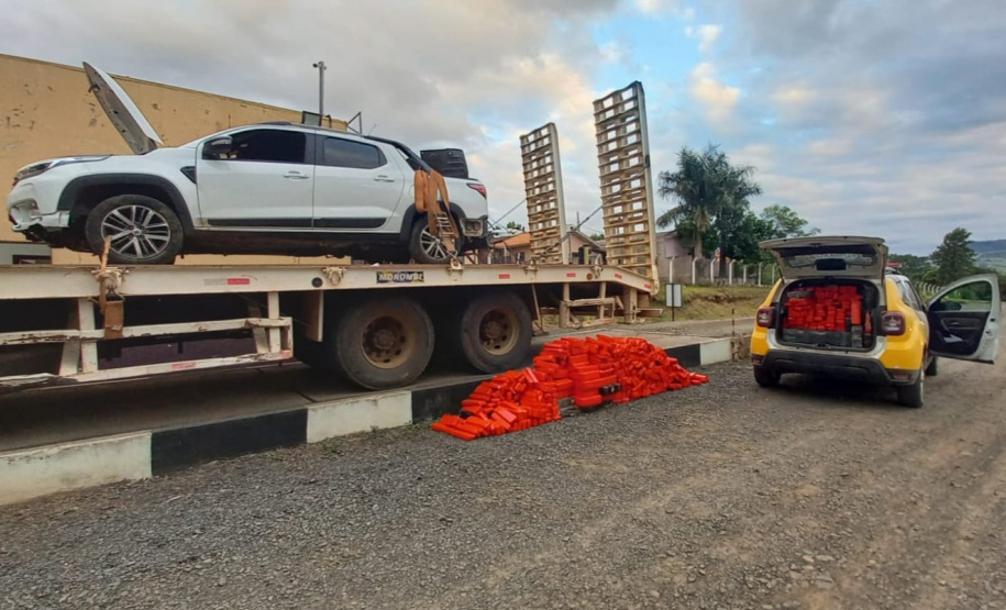 Polícia Militar do Paraná apreende quase uma tonelada de maconha e detém três pessoas em Rosário do Ivaí