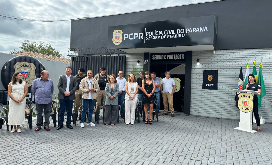 Após reforma, PCPR reinaugura Delegacia de Peabiru