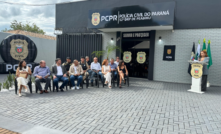 Após reforma, PCPR reinaugura Delegacia de Peabiru