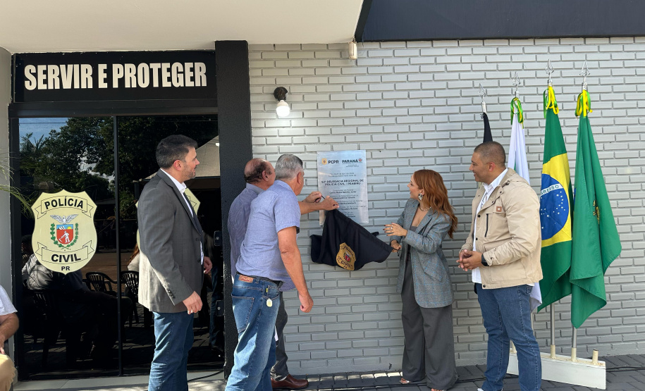 Após reforma, PCPR reinaugura Delegacia de Peabiru