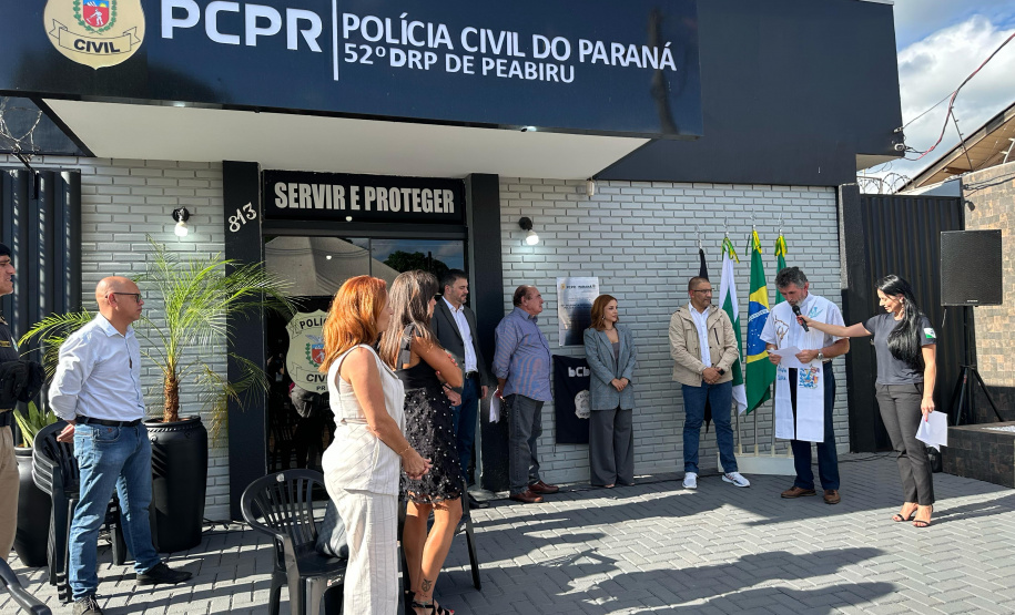 Após reforma, PCPR reinaugura Delegacia de Peabiru