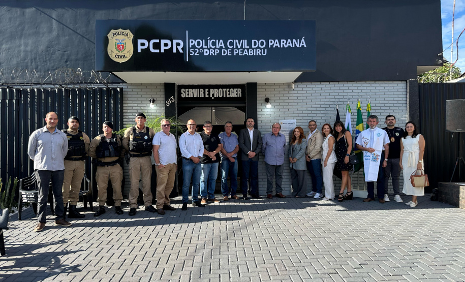 Após reforma, PCPR reinaugura Delegacia de Peabiru